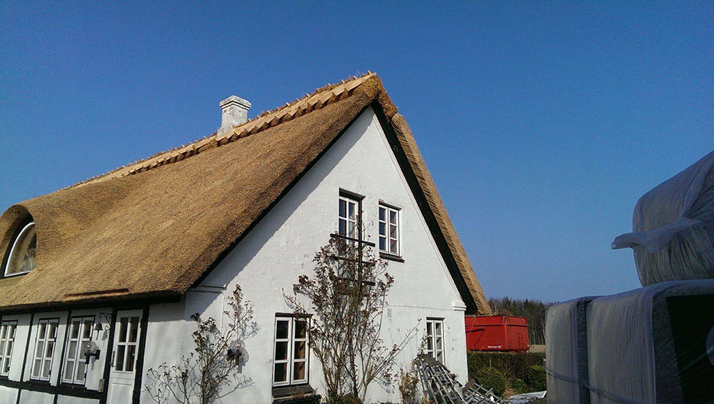 nádtető készítés, Nádtető építés