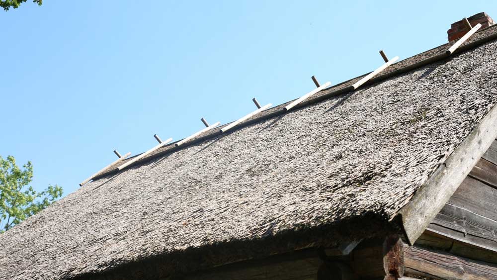 nádtetőfedés, nádtető készítés